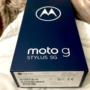 Moto G Stylus 5G 2Gen 128G Black Cellphone New open box Perfect condition